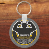 Personal Trainer GYM Power Training Fitness kunden Schlüsselanhänger (Vorderseite)