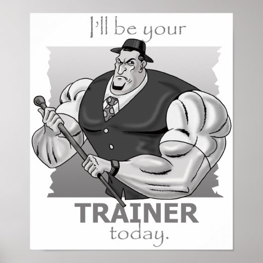 Personal Trainer - Hardcore Style - Poster & Print (Vorne)