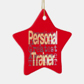 Personal Trainer Keramik Ornament (Rechts)