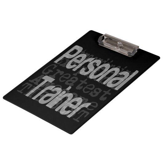 Personal Trainer Klemmbrett (Schrägansicht)