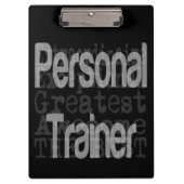 Personal Trainer Klemmbrett (Vorderseite)