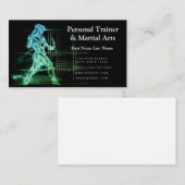 Personal Trainer & Martial Arts Business Card Visitenkarte (Vorne/Hinten)