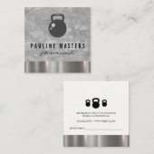 Personal Trainer Metal Trial | Kettle Bell Terminkarte (Vorne/Hinten)