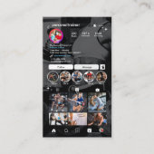 Personal Trainer Moderne und trendige Fitness Inst Visitenkarte (Vorderseite)