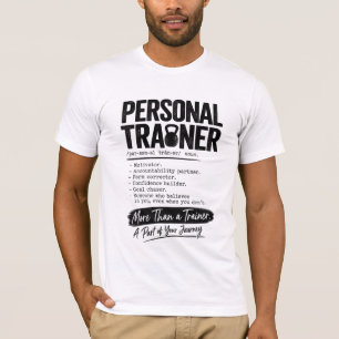 Personal Trainer Motivator Fitness Coach T-Shirt