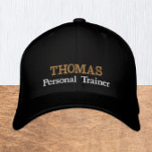 PERSONAL TRAINER "name" bestickte Baseballkappe