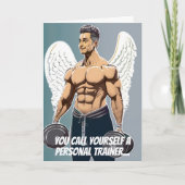 Personal Trainer oder Coach Gym Geburtstag Karte (Vorderseite)