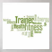 Personal Trainer oder Fitness Center Poster (Vorne)