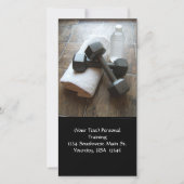 Personal Trainer oder Fitness Dumbells Handtuch & (Vorderseite)