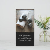 Personal Trainer oder Fitness Dumbells Handtuch & (Stehend Vorderseite)