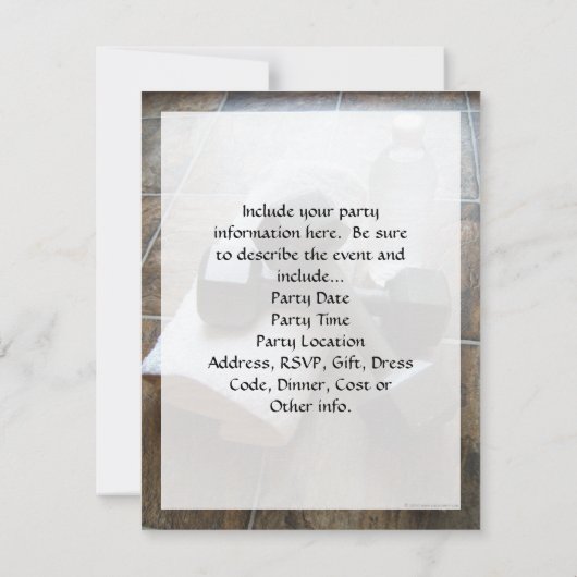 Personal Trainer oder Fitness Dumbells Handtuch &  Einladung (Rückseite)