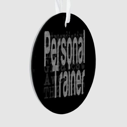 Personal Trainer Ornament (Vorderseite)