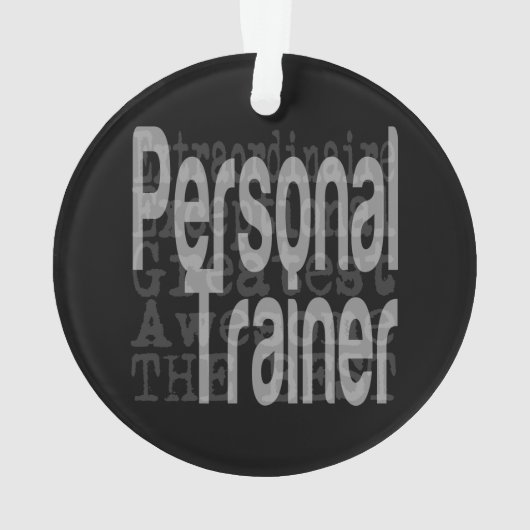 Personal Trainer Ornament (Rückseite)