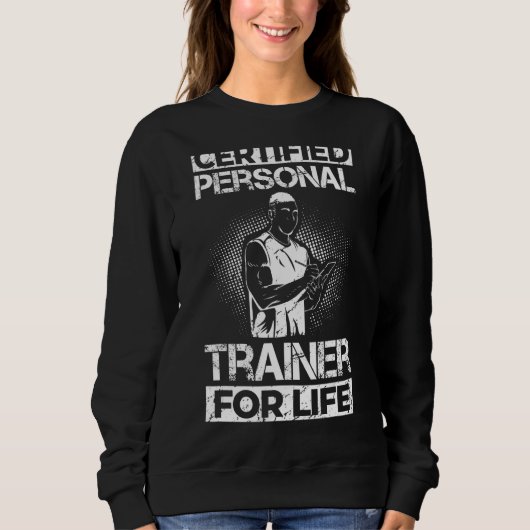 Personal Trainer Outfit Gym Workout Instructor Bod Sweatshirt (Vorderseite)