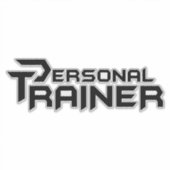 Personal Trainer Personalisiert Aufkleber (Vorderseite)