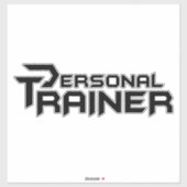 Personal Trainer Personalisiert Aufkleber (Blatt)