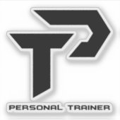 Personal Trainer Personalisiert Aufkleber (Vorderseite)