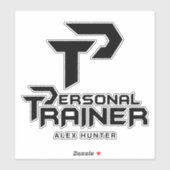 Personal Trainer Personalisiert Aufkleber (Blatt)