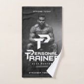 Personal Trainer Personalisiert Badhandtuch Set (Handtuch)