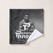 Personal Trainer Personalisiert Badhandtuch Set (Waschlappen)