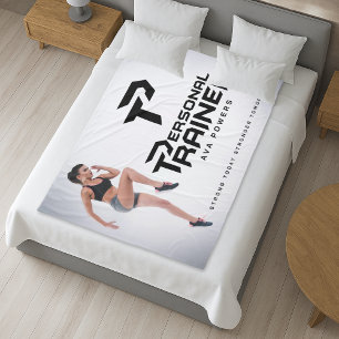 Personal Trainer Personalisiert Fleecedecke