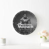 Personal Trainer Personalisiert Große Wanduhr (Zuhause)