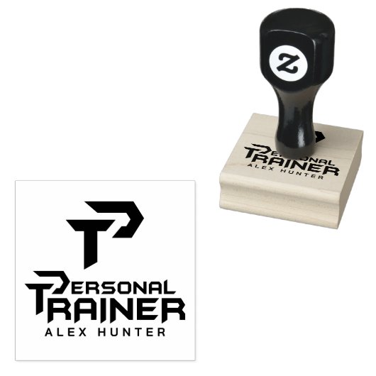 Personal Trainer Personalisiert Gummistempel (Stempel)