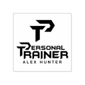 Personal Trainer Personalisiert Gummistempel (Prägung)