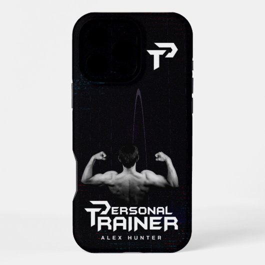 Personal Trainer Personalisiert iPhone Hülle (Rückseite)