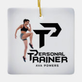 Personal Trainer Personalisiert Keramikornament (Vorderseite)