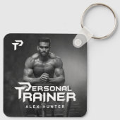 Personal Trainer Personalisiert Schlüsselanhänger (Rückseite)