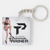 Personal Trainer Personalisiert Schlüsselanhänger (Rückseite)