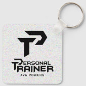 Personal Trainer Personalisiert Schlüsselanhänger (Rückseite)