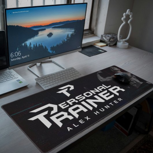 Personal Trainer Personalisiert Schreibtischunterlage
