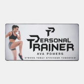 Personal Trainer Personalisiert Schreibtischunterlage (Vorderseite)
