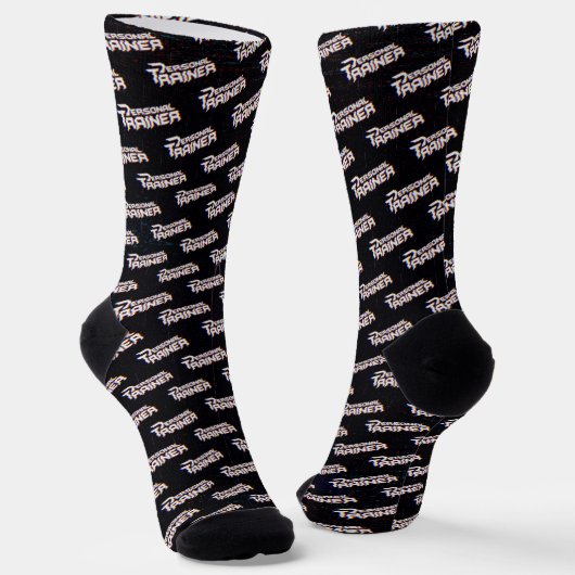 Personal Trainer Personalisiert Socken (Gewinkelt)