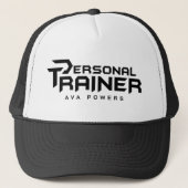 Personal Trainer Personalisiert Truckerkappe (Vorderseite)