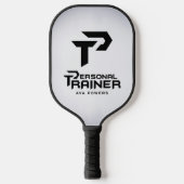 Personal Trainer Pickleball Personalisiert Schläger (Vorderseite)