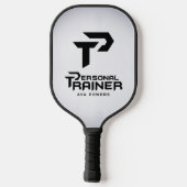 Personal Trainer Pickleball Personalisiert Schläger (Rückseite)