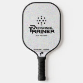 Personal Trainer Pickleball Personalisiert Schläger (Vorderseite)