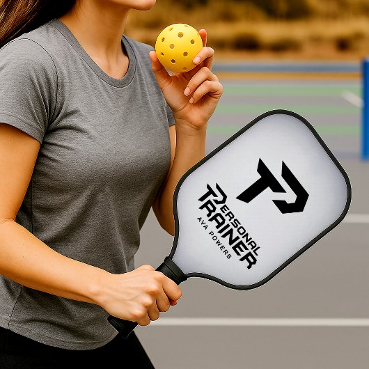 Personal Trainer Pickleball Personalisiert Schläger