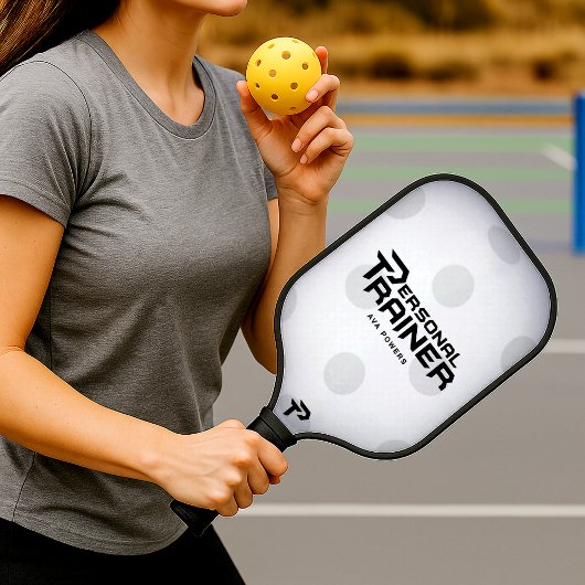Personal Trainer Pickleball Personalisiert Schläger
