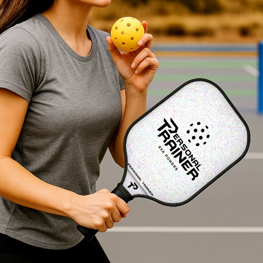 Personal Trainer Pickleball Personalisiert Schläger