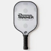 Personal Trainer Pickleball Personalisiert Schläger (Vorderseite)