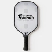 Personal Trainer Pickleball Personalisiert Schläger (Rückseite)