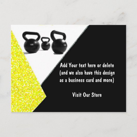 Personal Trainer Postkarte (Vorderseite)