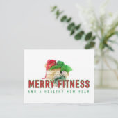 Personal Trainer Postkarte (Stehend Vorderseite)