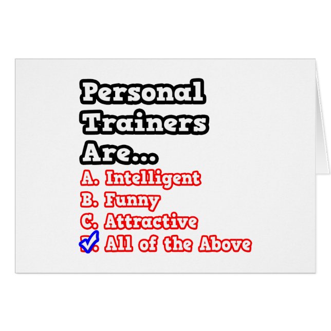 Personal Trainer Quiz (Vorderseite (Horizontal))