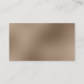 Personal Trainer Red Beige Business Card Visitenkarte (Rückseite)