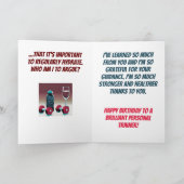 Personal Trainer sagt, dass er das Fitnessstudio z Karte (Innenseite)